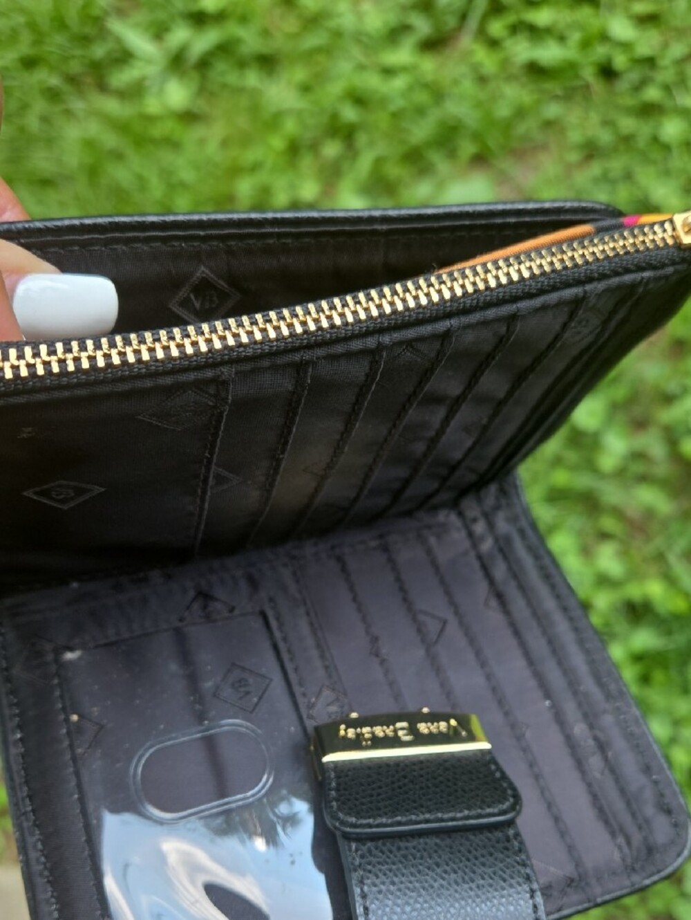 Vera Bradley Brown Multi-Pattern Wallet - Picture 5 of 5